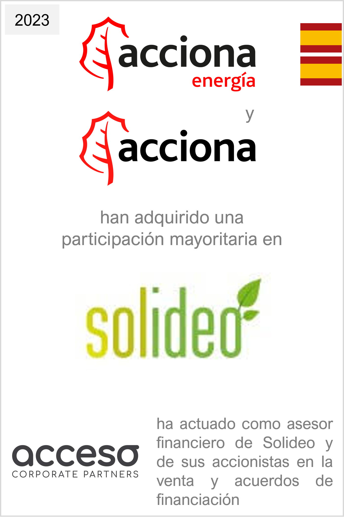 Solideo Acciona Energía Acciona